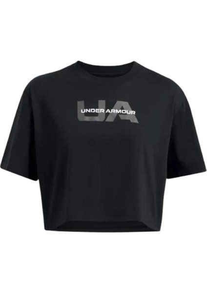 1386846 Ua W Boxy Crop Branded Kadın T-Shirt modelleri