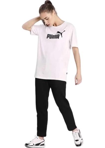 ESS Logo Boyfriend Tee 586868-02 KADIN Beyaz Tişört fiyatları