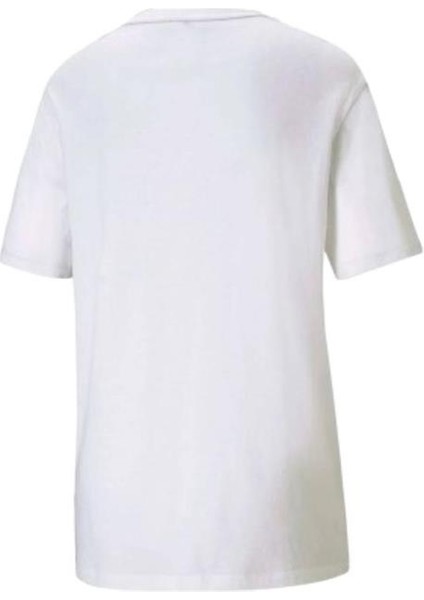 ESS Logo Boyfriend Tee 586868-02 KADIN Beyaz Tişört fırsatları