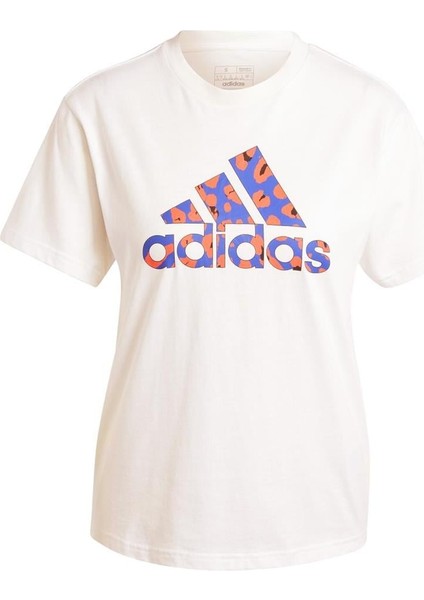 ADİDAS W ANIMAL T IY3435 KADIN WHITE Tişört