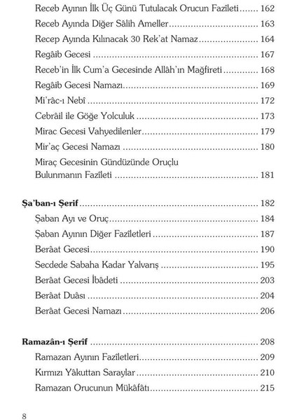 Üç Aylar - Mübarek Gün ve Geceler - Yusuf Demireşik modelleri