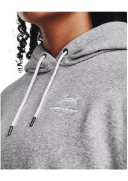 Kadın UA Essential Fleece Oversized Kapüşonlu Üst 1379495-012 modelleri