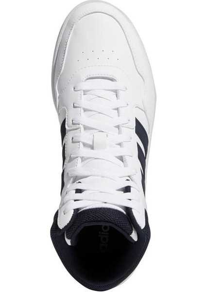 ADİDAS HOOPS 3.0 MID GY5543 Unisex FTWWHT/LEGINK/VIVRED Basketbol Ayakkabısı