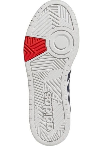 ADİDAS HOOPS 3.0 MID GY5543 Unisex FTWWHT/LEGINK/VIVRED Basketbol Ayakkabısı