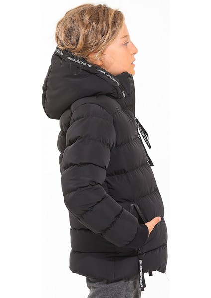 CAPTAIN Unisex Çocuk Mont & Kaban Siyah