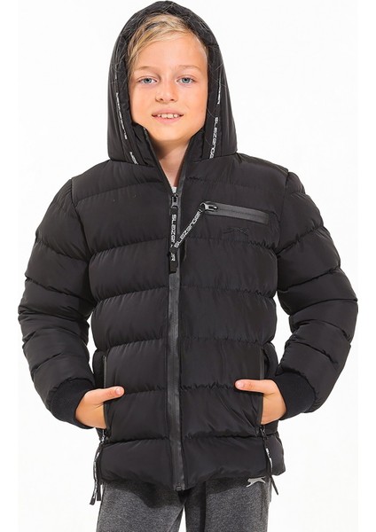 CAPTAIN Unisex Çocuk Mont & Kaban Siyah