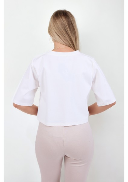 Önü Dikişli Yuvarlak Yaka Kısa Kol Modal Bluz indirimleri