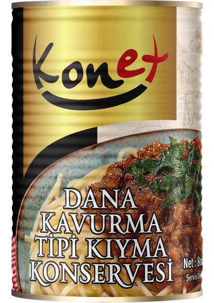 Dana Kavurma Tipi Kıyma Konservesi 800G - Pratik ve Lezzetli Hazır Yemek
