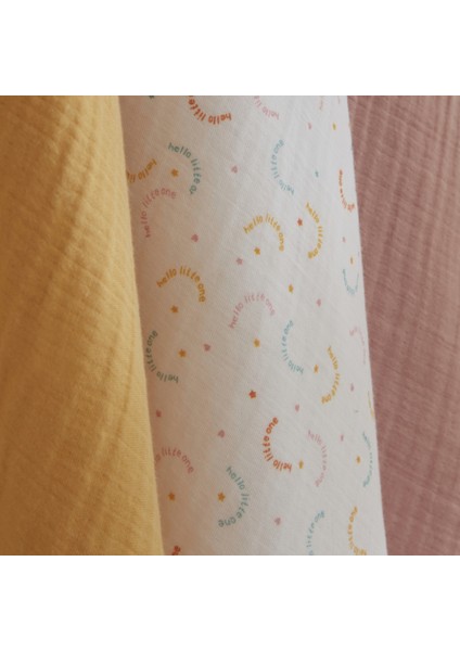 Little One Pamuk 3'lü Bebek Müslin Set Multicolor fiyatları