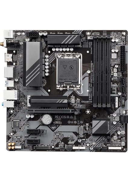 B760M DS3H Ax Anakart, B760, Ddr5, 7600, LGA1700, Microatx