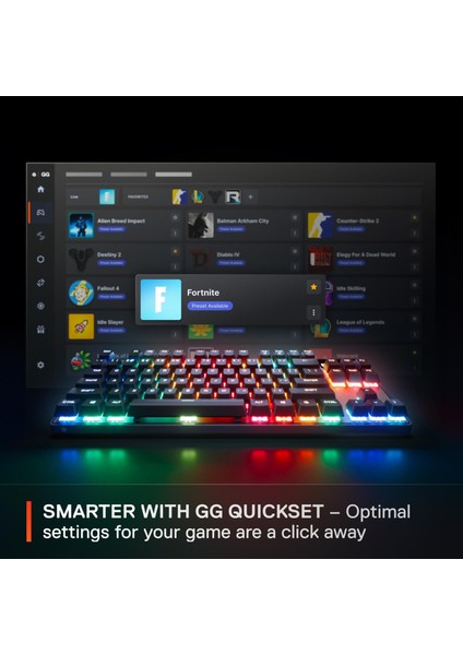 Apex Pro Tkl Gen 3 Omnipoint 3.0 Hipermanyetik Switch Rgb Mekanik Kablolu Oyuncu Klavyesi (Uk)