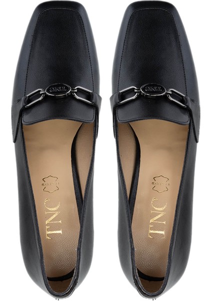 Kadın Deri Siyah Deri Topuklu Ayakkabı 1064 01 Bn Ayk SK24-25 Sıyah Dr indirimleri