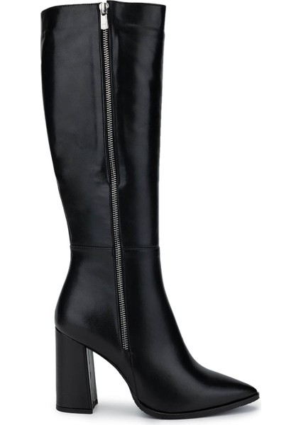 Kadın Deri Siyah Deri Klasik Çizme 33 N19 Bn Czm SK23/24 Sıyah Dr