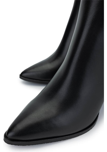 Kadın Deri Siyah Deri Klasik Çizme 33 N19 Bn Czm SK23/24 Sıyah Dr modelleri