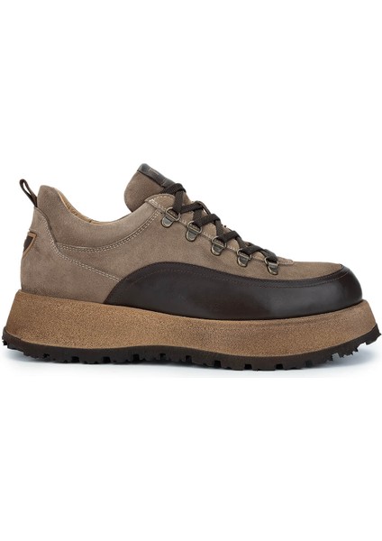 Erkek Deri Bej Süet Sneakers & Spor Ayakkabı 1068 1101 Erk Ayk SK24-25 Bej Suet/dr