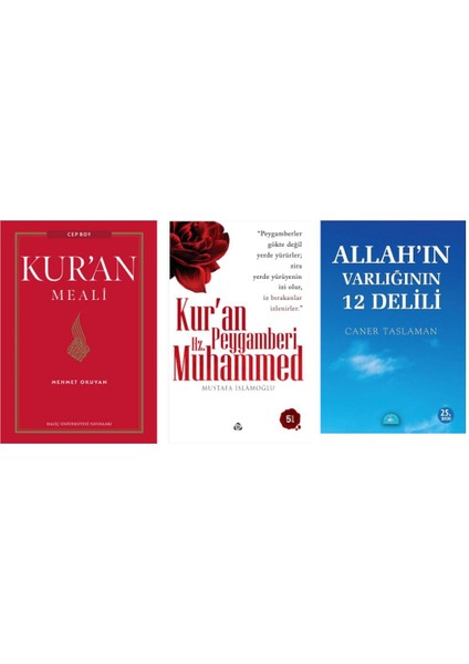 Kur'an Meali - Allah’ın Varlığının 12 Delili - Kur'an Peygamberi Hz. Muhammed 3 Kitap