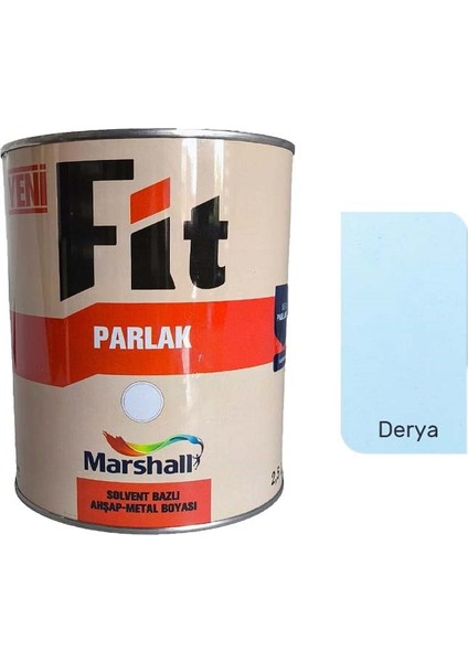 Fit Parlak Sentetik Yağlı Boya 0.75 Lt Derya
