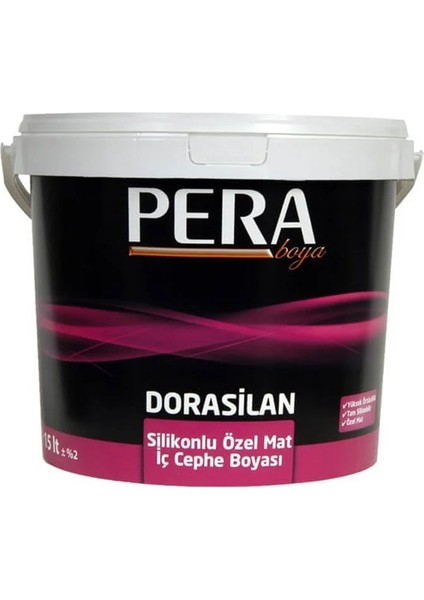 Dorasilan Silikonlu Özel Mat İç Cephe Boyası 3.5 kg (Sema)