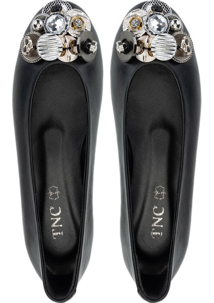 Kadın Deri Siyah Babet Ayakkabı 820 1200 Bn Ayk Y25 Sıyah indirimleri