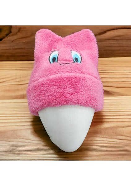 Çocuk Peluş Şapka Gözlü 4-10 Yaş fiyatları