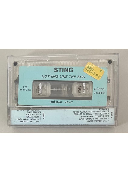 Sting Nothing Like The Sun Kaset fiyatları