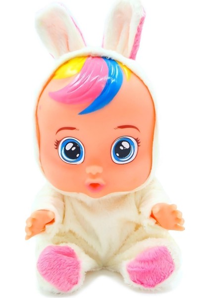 Mavi Beyaz ve Pembe Renk Ağlayan ve Konuşan Et Bebek