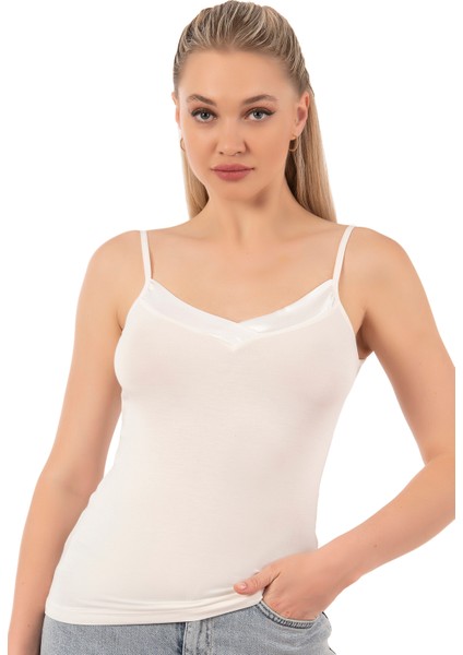 5'li Paket Saten İp Askılı Kadın Atlet 2040 fiyatları