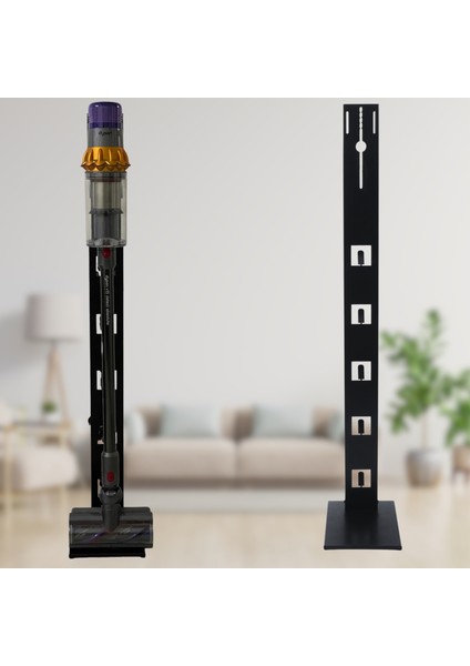 Kablosuz Süpürge Standı Dyson Philips Bosch Tefal Uyumlu Süpürge Standı Dikey Süpürge Standı