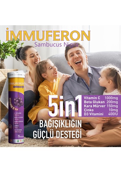 Immuferon Sambucus Nigra 20 Efervesan Tablet fırsatları