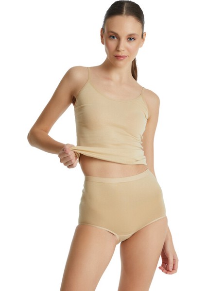 1314 BAYAN ESSENTİAL YÜKSEK BEL TEN SLİP KÜLOT