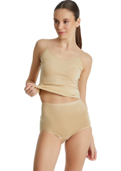 1314 BAYAN ESSENTİAL YÜKSEK BEL TEN SLİP KÜLOT fırsatları