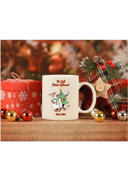 Bu Yıl Bizim Yılımız , Mutlu Yıllar Yazılı Seramik Kupa Bardak