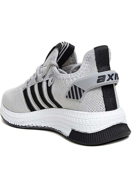 Axs Buz Siyah Triko Erkek Sneaker Spor Ayakkabı