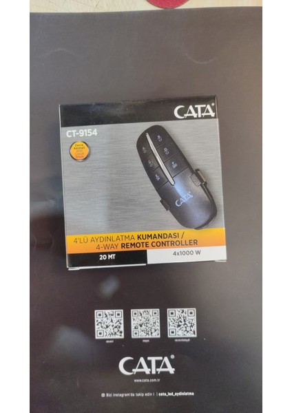 Cata CT-9115 Avize Kumandası 3X1000W