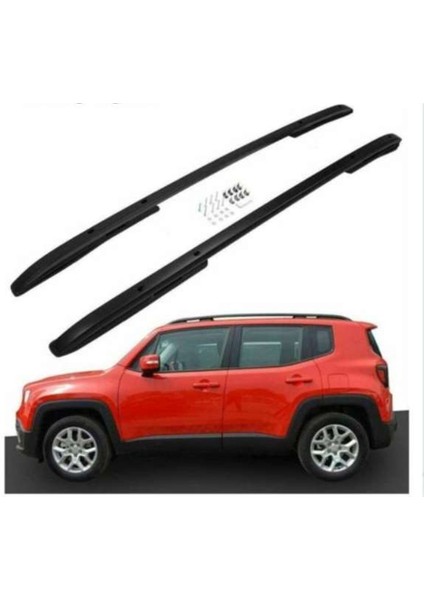 Jeep Renegade Uyumlu 2014 Sonrası Tavan Çıtası Siyah
