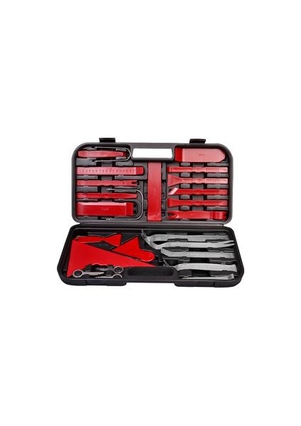 Carstar HM-3698 Araç Içi Ses Sistemi Sökme - Lastik Sökme - Kapı Düzeltme Çıkarma Seti (33 Farklı Aparat)