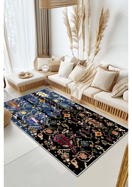 Eco Touch Süngersiz Konspet Tasarım Dijital Baskılı Salon Halısı Mutfak Halısı