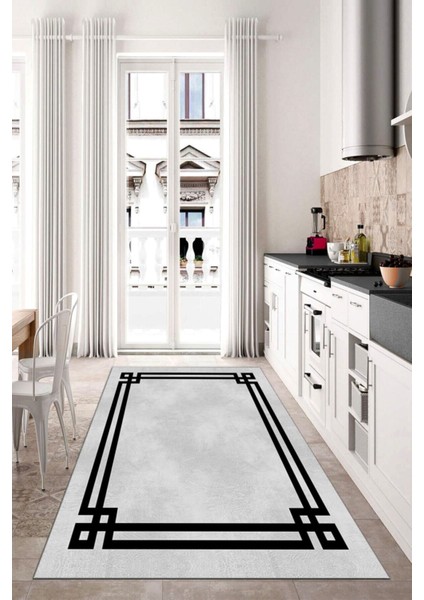 Eco Touch Serisi Dijital Baskı Kaymaz Tabanlı Yıkanabilir Salon Halısı Mutfak Halısı Koridor Halısı