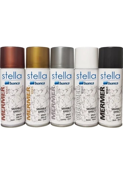 Stella – Mermer Efekt Sprey Bakır 200 ml