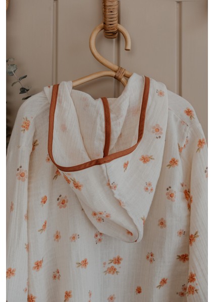 Müslin Bornoz | Peachy Flowers indirimleri