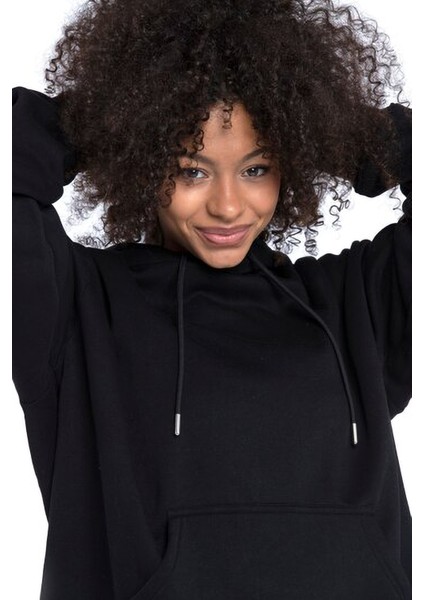 Kapşonlu Unisex Sweatshirt Erkek Kadın Sade Cepli Hoodie fırsatları