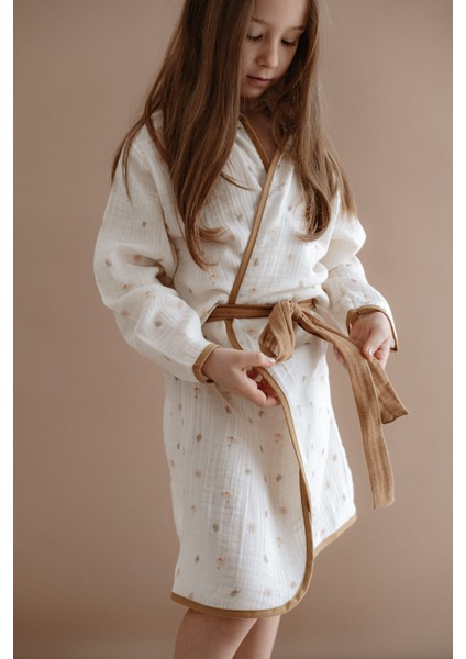 Müslin Bornoz | Daisy Leaves