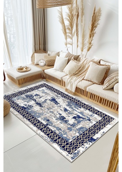 Konspet Tasarım Dijital Baskılı Dot Taban Salon-Mutfak-Yatak Odası Halısı