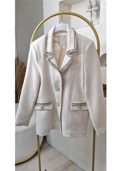 Şeritli Blazer Ceket 51161
