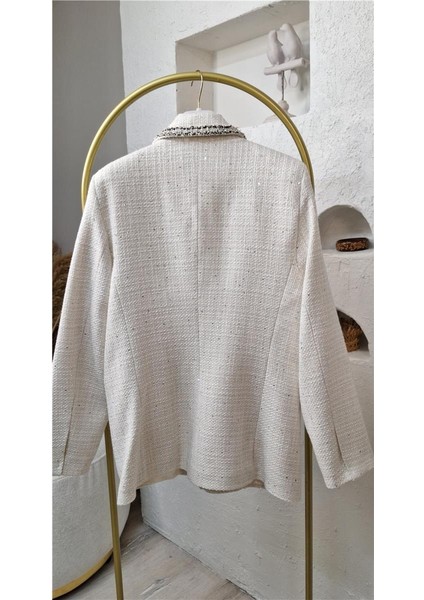 Şeritli Blazer Ceket 51161