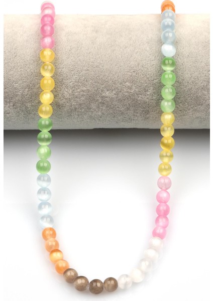 Renkli Selenit Doğal Taş Dizi 6 mm Küre Kesim fiyatları