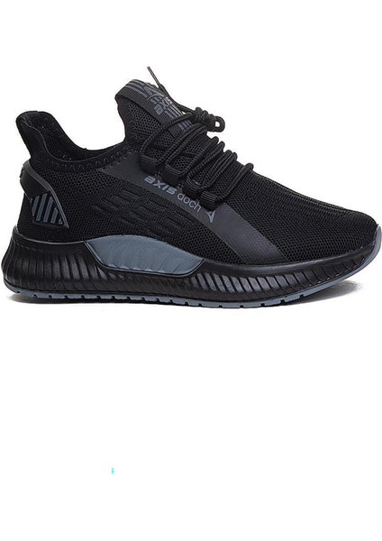 Axs Siyah Triko Erkek Sneaker Spor Ayakkabı