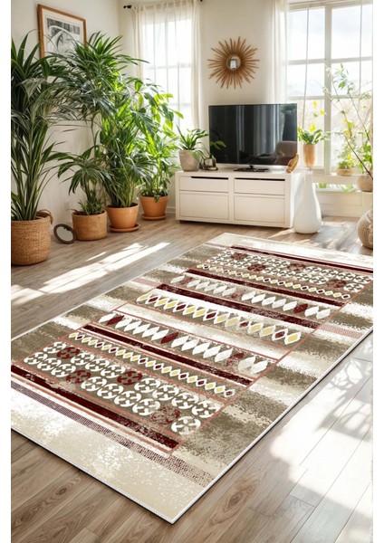 Konspet Tasarım Dijital Baskılı Dot Taban Salon-Mutfak-Yatak Odası Halısı