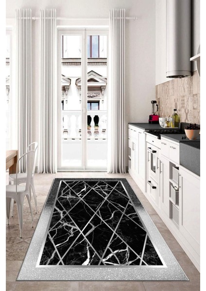 Eco Touch Serisi Dijital Baskı Kaymaz Tabanlı Yıkanabilir Salon Halısı Mutfak Halısı Koridor Halısı