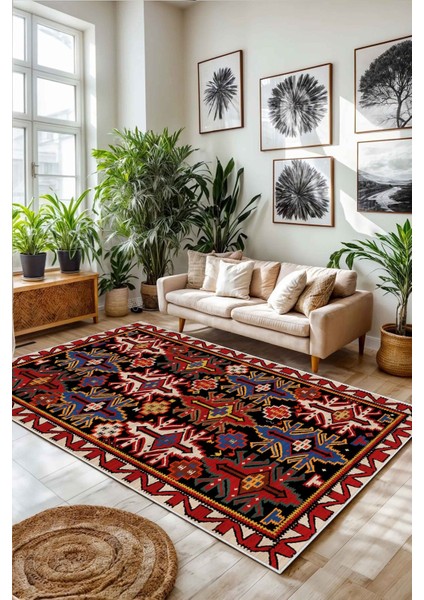 Konspet Tasarım Dijital Baskılı Dot Taban Salon-Mutfak-Yatak Odası Halısı